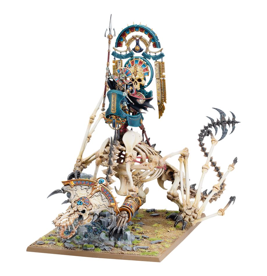 Warhammer The Old World: Tomb Kings of Khemri - Tomb King on Necrolith Bone Dragon