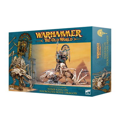 Warhammer The Old World: Tomb Kings of Khemri - Tomb King on Necrolith Bone Dragon