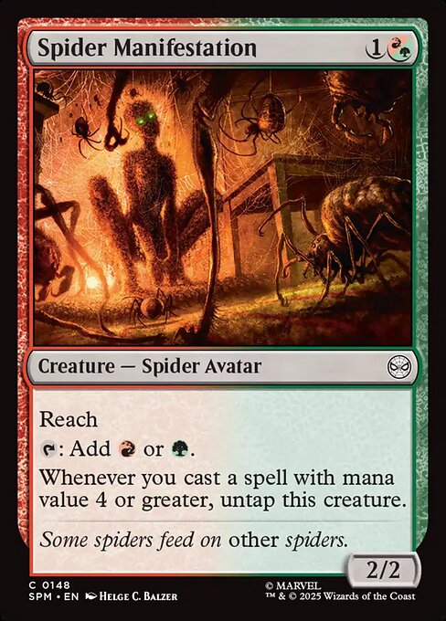 Spider Manifestation - Magic: The Gathering SPM #148