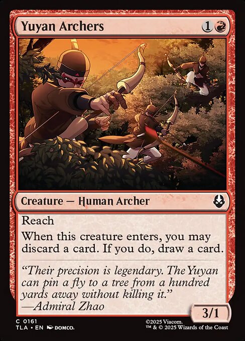 Yuyan Archers - Magic: The Gathering TLA #161