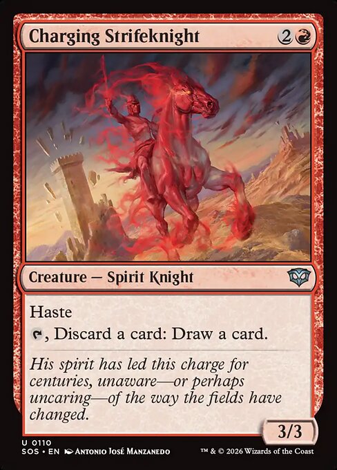 Charging Strifeknight - Magic: The Gathering SOS #110