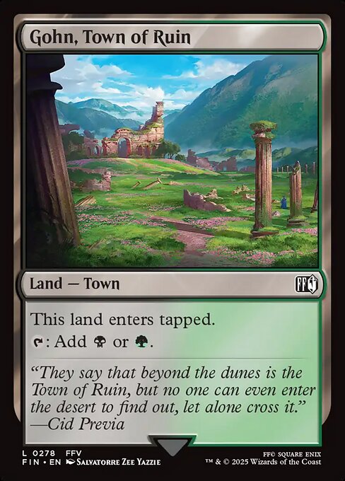 Gohn, Town of Ruin - Magic: The Gathering FIN #278