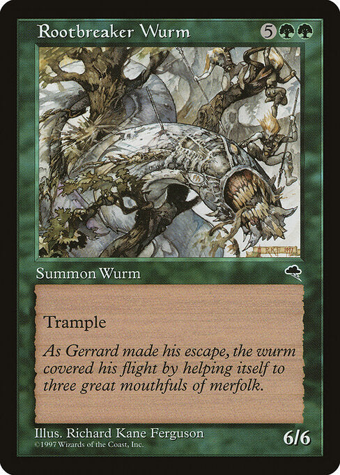 Rootbreaker Wurm - Magic: The Gathering TMP #251