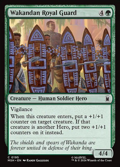 Wakandan Royal Guard - Magic: The Gathering MSH #195