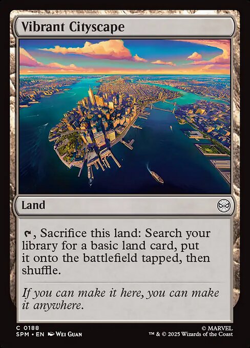 Vibrant Cityscape - Magic: The Gathering SPM #188