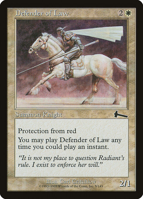 Defender of Law - Magic: The Gathering ULG #5