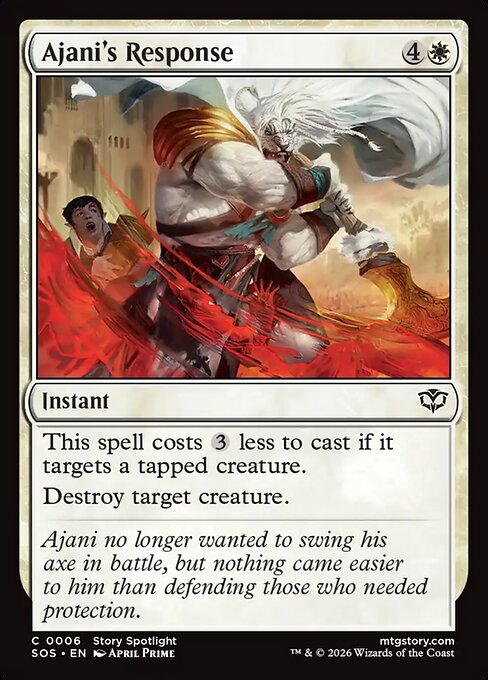 Ajani's Response - Magic: The Gathering SOS #6