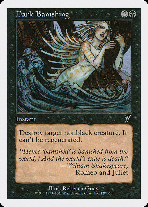 Dark Banishing - Magic: The Gathering 7ED #127