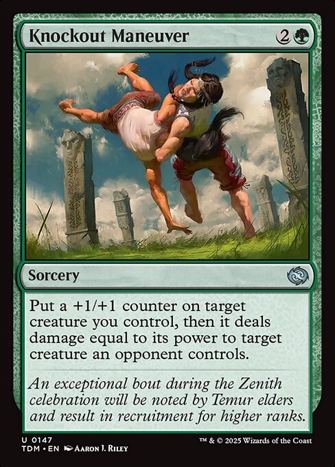 Knockout Maneuver - Magic: The Gathering TDM #147