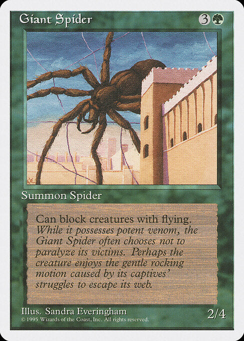 Giant Spider - Magic: The Gathering 4ED #249