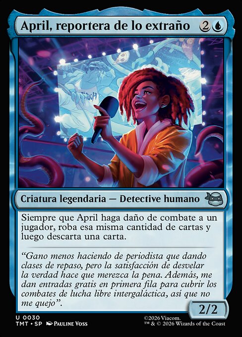 April, Reporter of the Weird · TMT #30 · ES