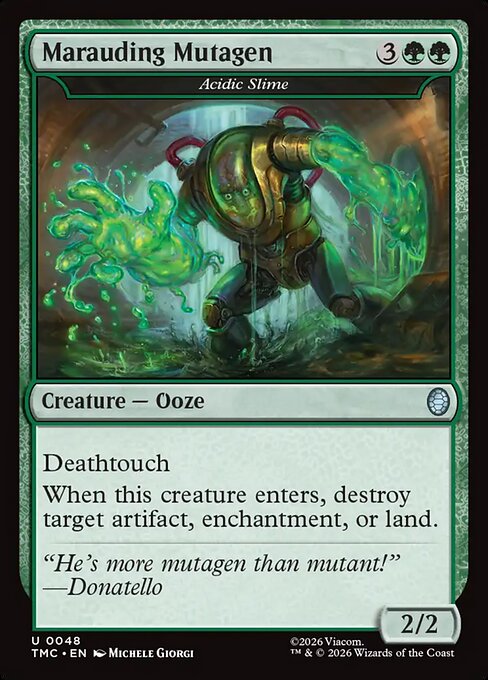 Acidic Slime - Magic: The Gathering TMC #48