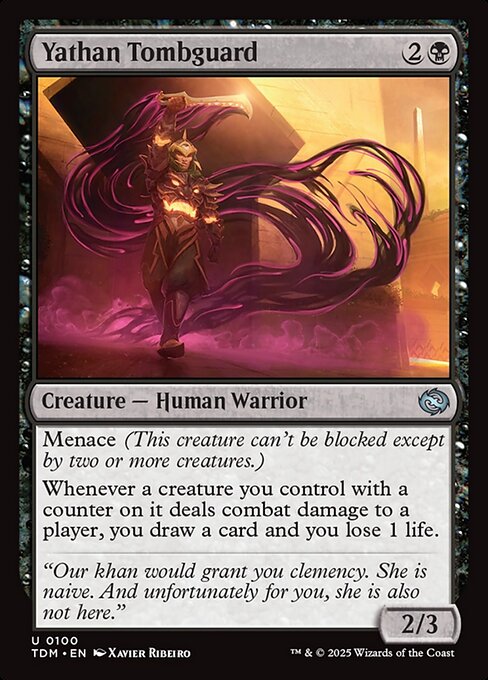 Yathan Tombguard - Magic: The Gathering TDM #100