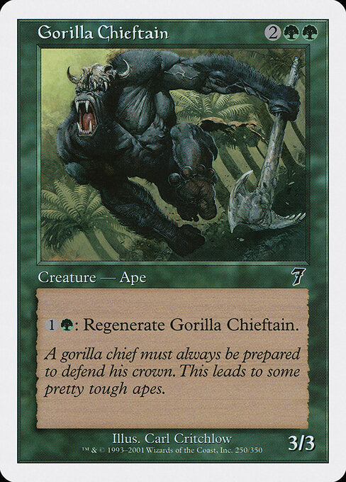 Gorilla Chieftain - Magic: The Gathering 7ED #250