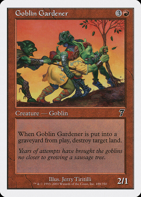 Goblin Gardener - Magic: The Gathering 7ED #188