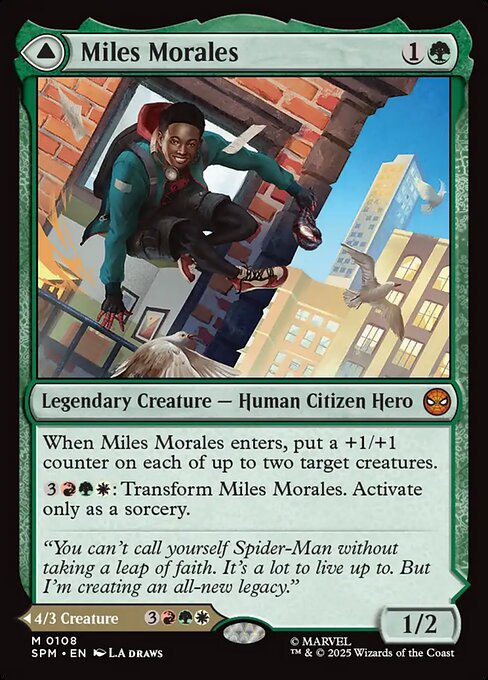 Miles Morales // Ultimate Spider-Man - Magic: The Gathering SPM #108
