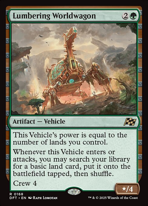 Lumbering Worldwagon - Magic: The Gathering DFT #168