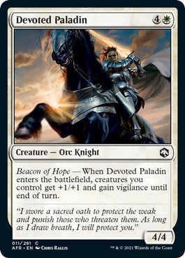 AFR - Devoted Paladin