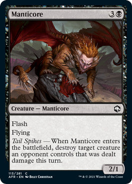 AFR - Manticore