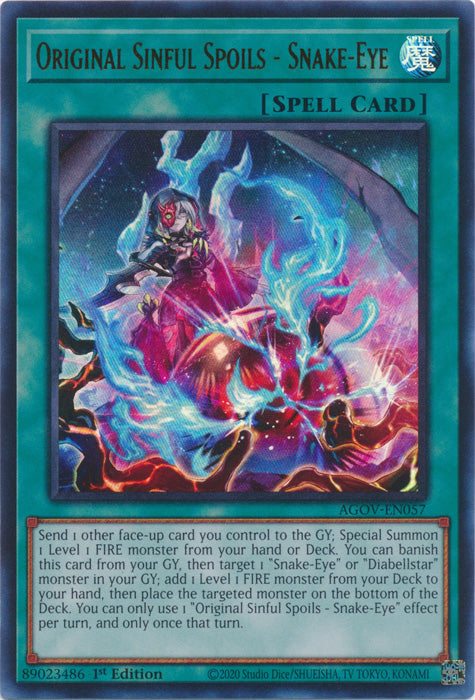 Original Sinful Spoils - Snake-Eye - AGOV-EN057