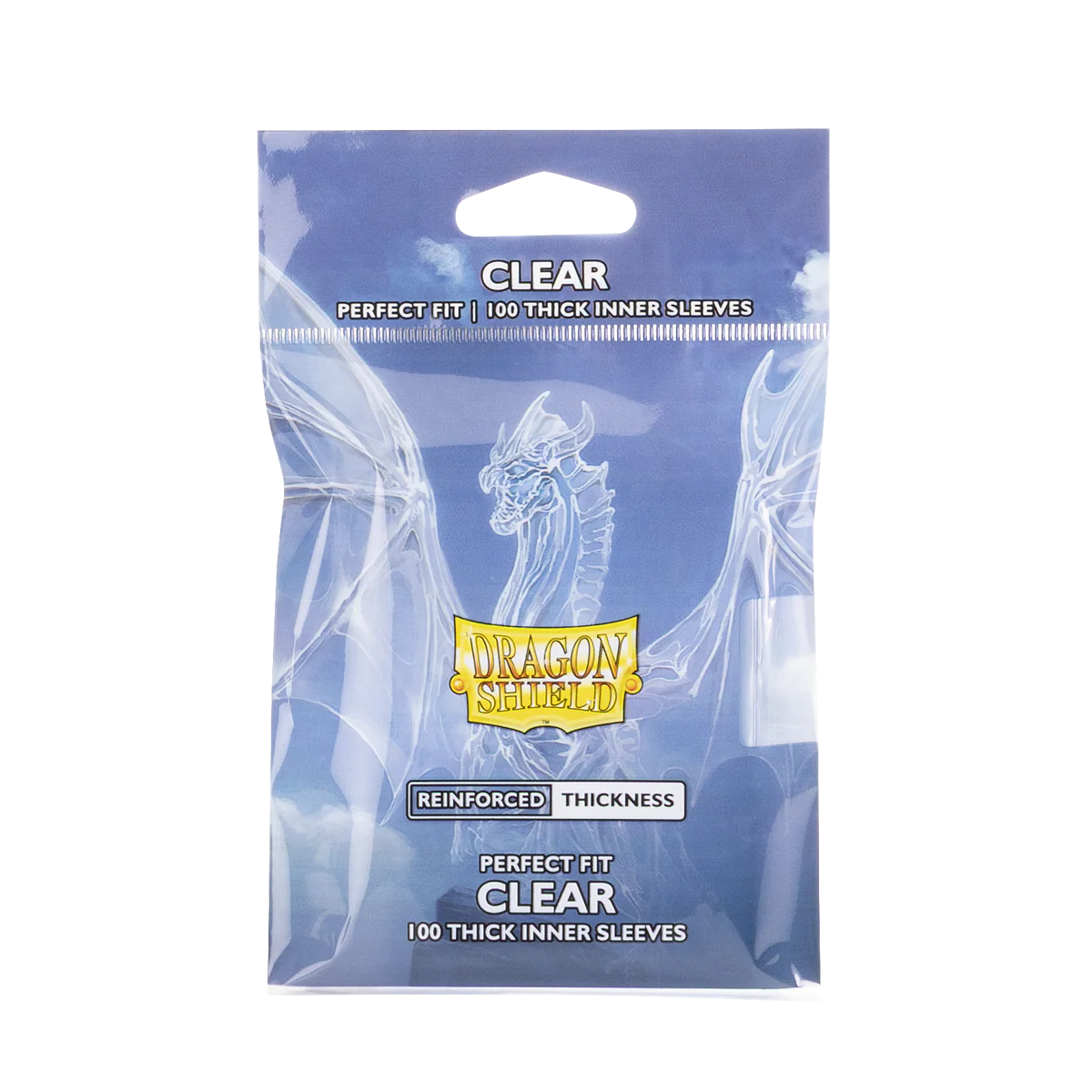 Dragon Shield Sleeves: Perfect Fit Standard- Thick Inner Sleeves- Clear (100 ct.)