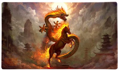 Dragon Shield: Playmat w/ Tube- 'Fire Horse 2026' Art, Limited Edition