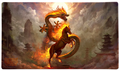 Dragon Shield: Playmat w/ Tube- 'Fire Horse 2026' Art, Limited Edition