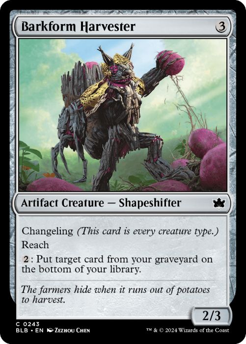 BLB - Barkform Harvester