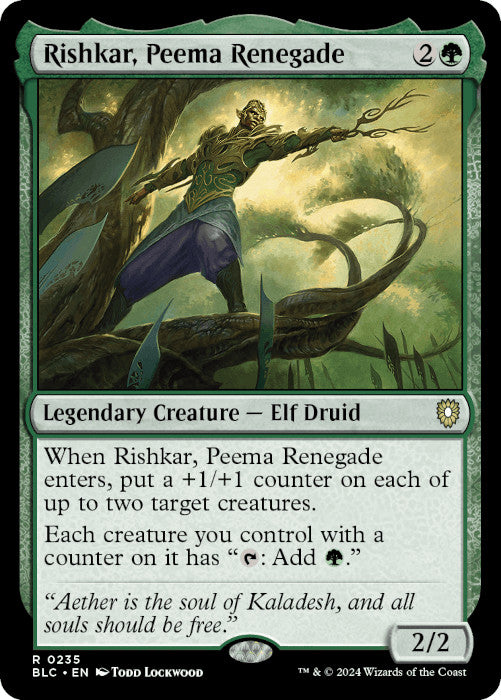 BLC - Rishkar, Peema Renegade