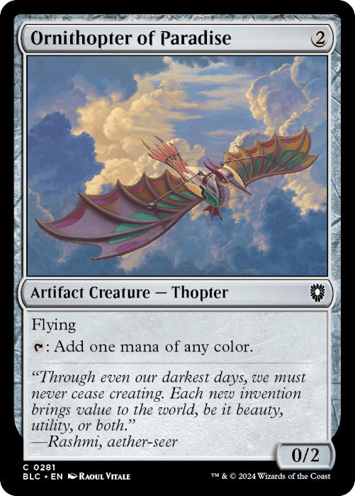 BLC - Ornithopter of Paradise