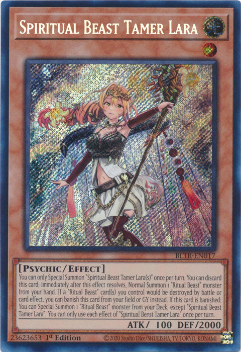 BLTR - Spiritual Beast Tamer Lara (Quarter Century Secret Rare)