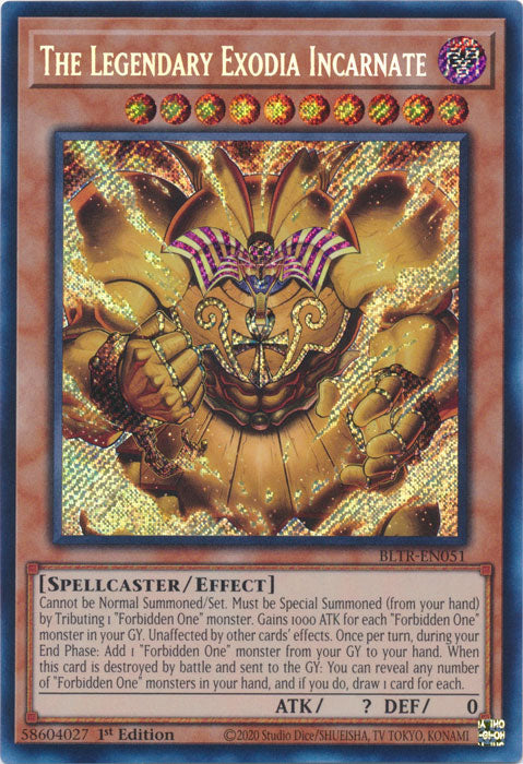 BLTR - The Legendary Exodia Incarnate (Quarter Century Secret Rare)