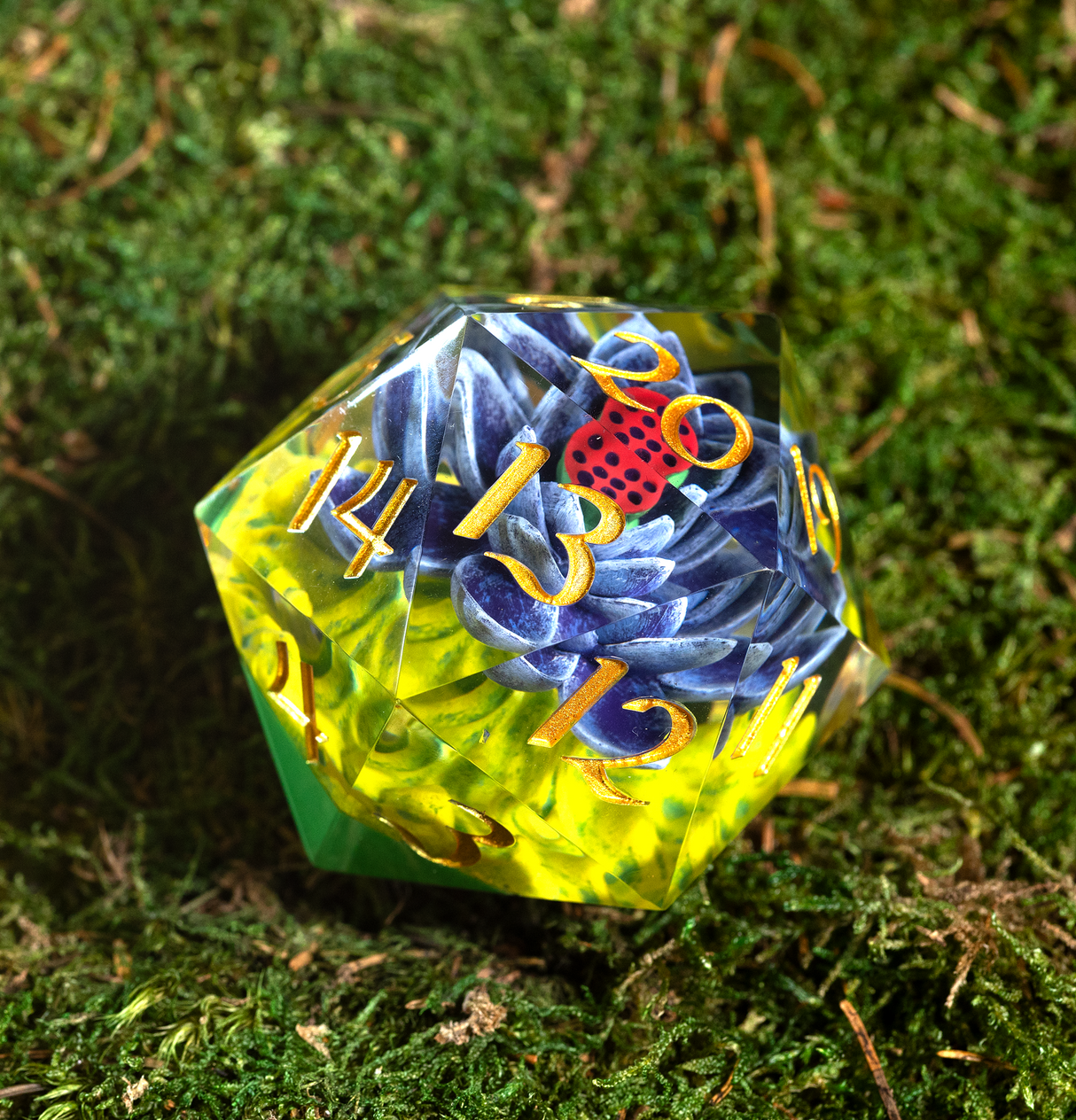 Sirius Dice: Magic - The Gathering - Black Lotus - 54MM D20 Spindown