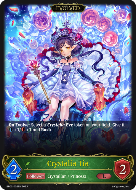 Crystalia Tia (Evolved)  - BP02-002EN