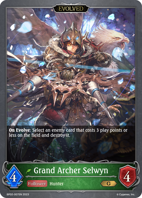 Grand Archer Selwyn (Evolved)  - BP02-007EN