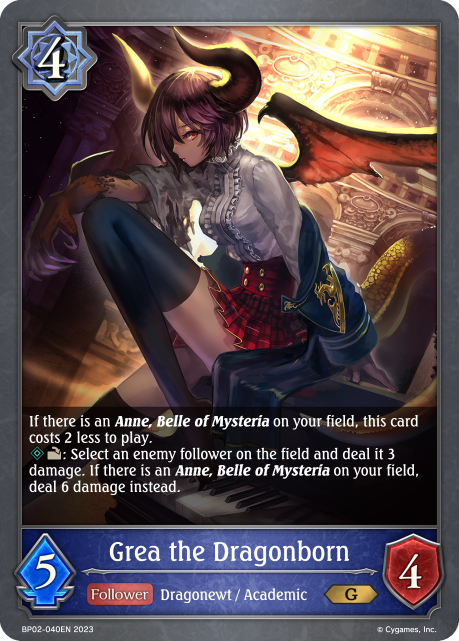 Grea the Dragonborn  - BP02-040EN