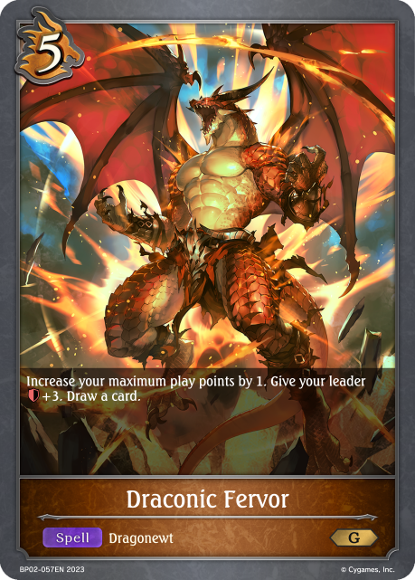 Draconic Fervor  - BP02-057EN