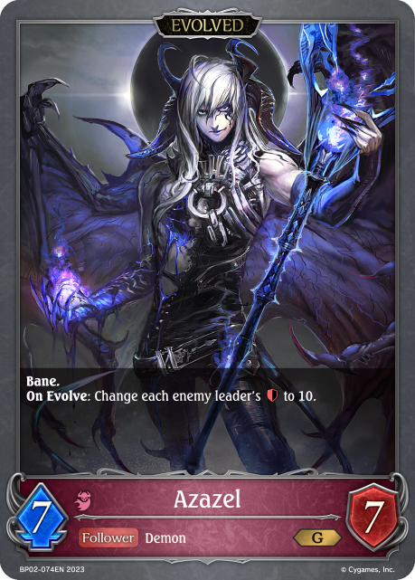 Azazel (Evolved)  - BP02-074EN