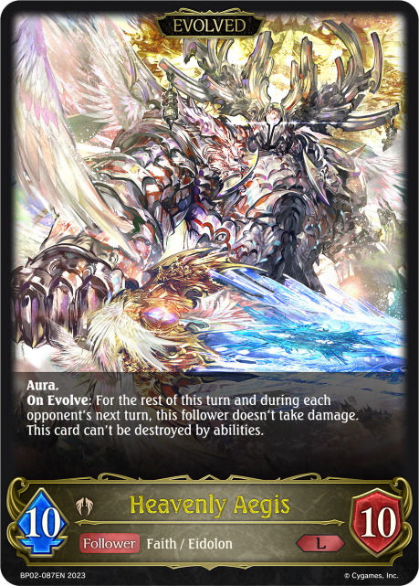 Heavenly Aegis (Evolved)  - BP02-087EN