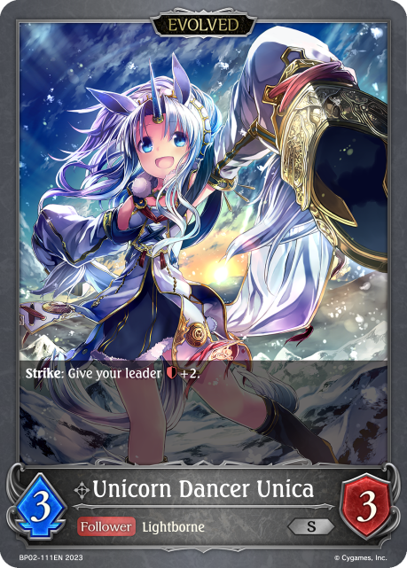 Unicorn Dancer Unica (Evolved)  - BP02-111EN