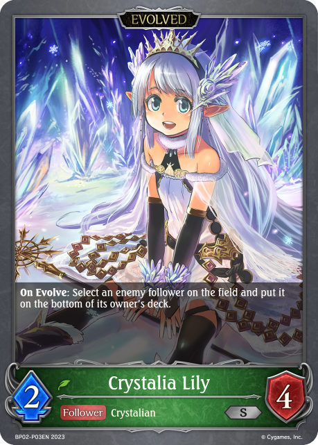 Crystalia Lily (Evolved) - P03EN (Foil)  - BP02-P03EN