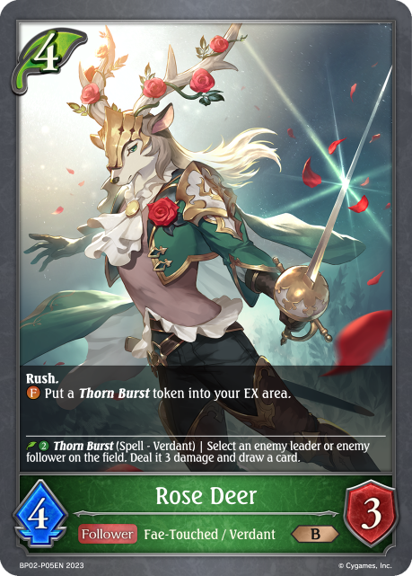 Rose Deer - P05EN (Foil)  - BP02-P05EN