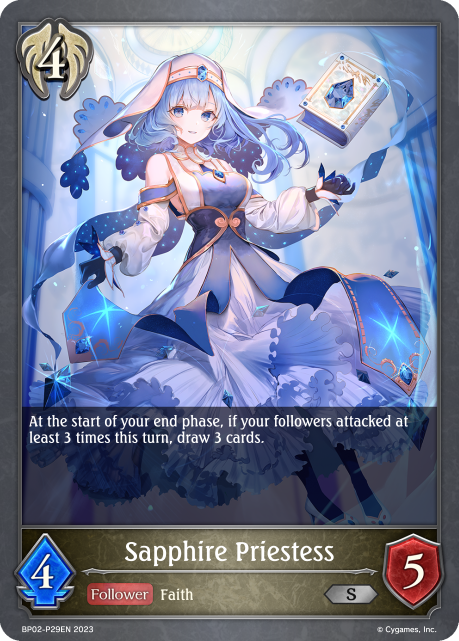 Sapphire Priestess - P29EN (Foil)  - BP02-P29EN