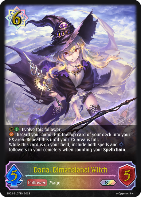 Daria, Dimensional Witch (SL)  - BP02-SL07EN