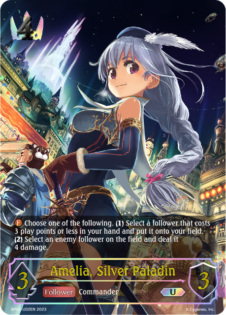 Amelia, Silver Paladin (U)  - BP02-U02EN