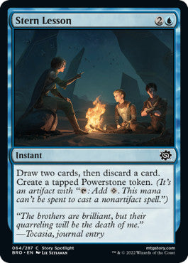 BRO - Stern Lesson
