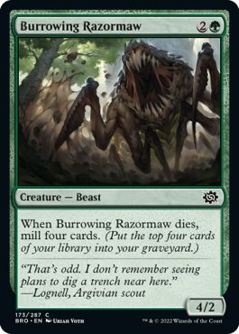 BRO - Burrowing Razormaw