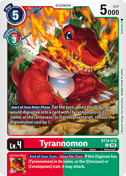 Tyrannomon - BT14-013