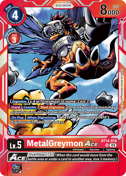 MetalGreymon Ace - BT14-014