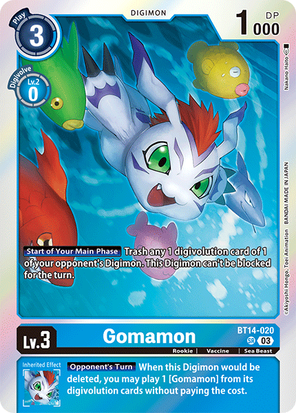 Gomamon - BT14-020